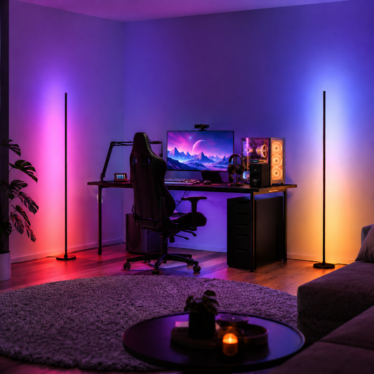 Glowzenix™ RGB Corner Floor Lamp