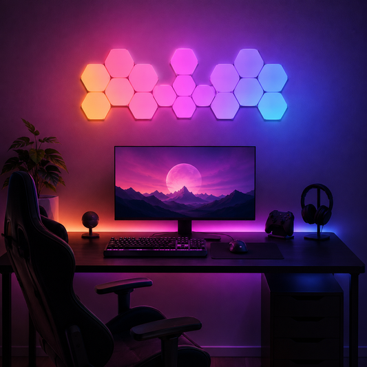 Glowzenix™ Hexagon Modular Wall Lights