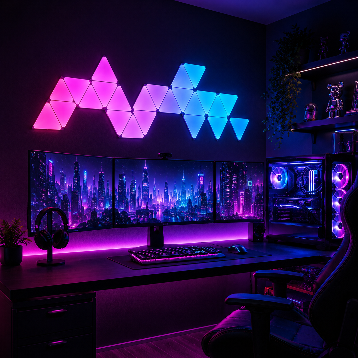 Glowzenix™ Triangle Modular Light Panels