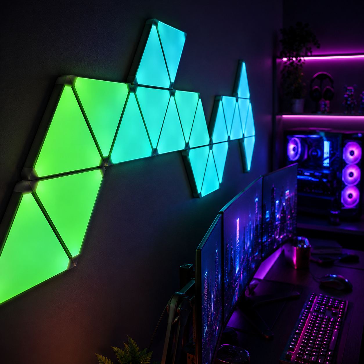 Glowzenix™ Triangle Modular Light Panels