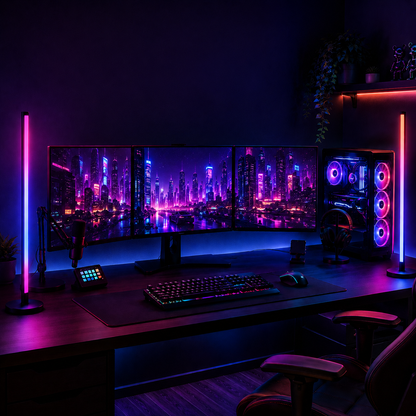 Glowzenix™ RGB Gaming Desk Light Bars