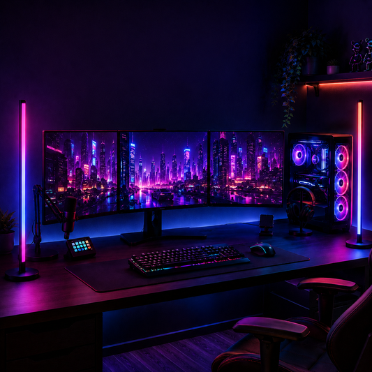 Glowzenix™ RGB Gaming Desk Light Bars