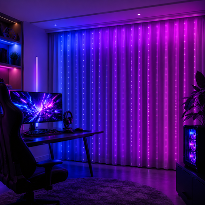 Glowzenix™ Gaming Curtain Light